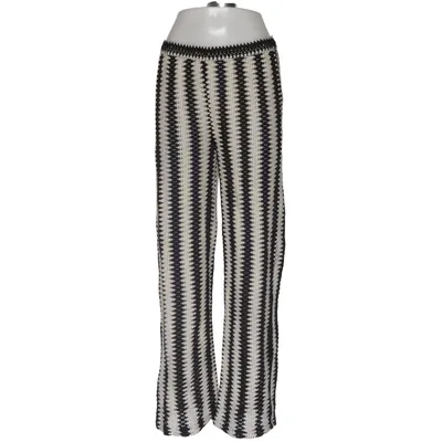 Palazzobukser (Sort, Hvid) fra Iisla & Bird Bomuld, Polyester, Viscose