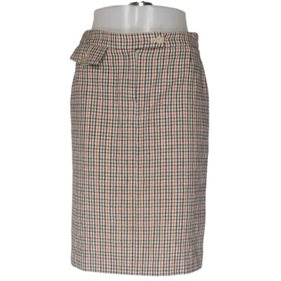 Skirt (Beige, Black, Brown) from DAKS London Acetate, Cotton, Elastane, Polyamide, Polyester, Wool
