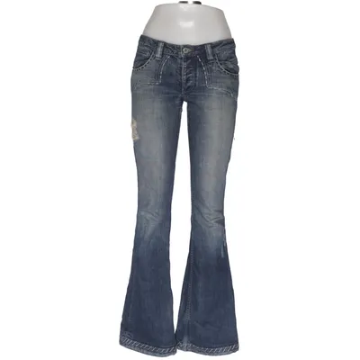 Spijkerbroek (Blauw) van Antik Denim Katoen, Elastaan