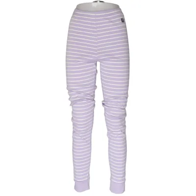 Pyjamasbyxor (Lila, Vit) från Polarn O. Pyret Ekologisk bomull