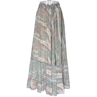 Långkjol (Grön, Flerfärgad) från Black Colour