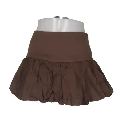 Skirt (Brown) from Reserved Cotton, Elastane