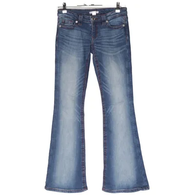 Spijkerbroek (Blauw) van Gina Tricot Katoen, Elastaan