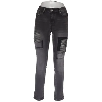 Jean (Gris, Noir) de Dine'n' Dance Coton, Élasthane, Polyester, Viscose