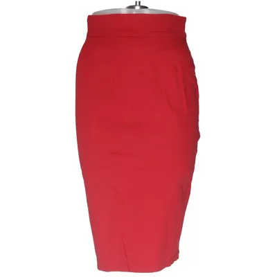 Nederdel (Rød) fra Pinup Couture Bomuld, Elastan