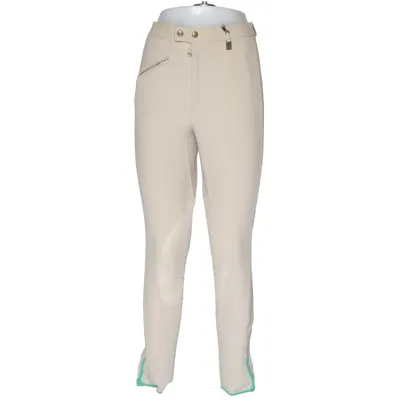 Pantalon d'équitation (Beige, Vert) de Cavallo Polyamide
