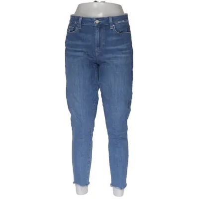Spijkerbroek (Blauw) van Paige Katoen, Elastaan, Polyester