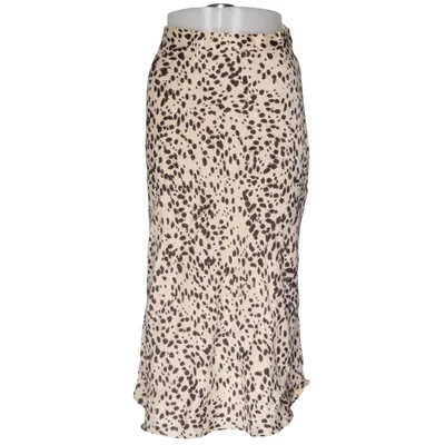 Långkjol (Beige, Svart) från Massimo Dutti Viskos
