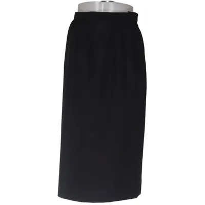 Jupe (Noir) de Jaeger Acétate, Polyester, Laine