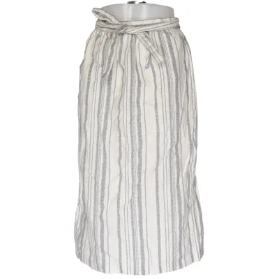 Skirt (White, Black) from Deane & White Cotton, Linen