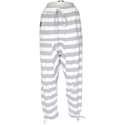 Haremsbyxor (Grå, Vit) från Hängmatta Bomull, Elastan