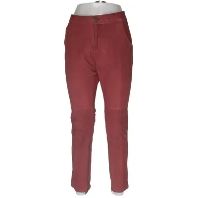 Läderbyxor (Röd) från Maison Scotch Elastan, Skinn, Polyester
