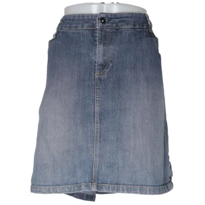 Jeanskjol (Blå) från Simply Bomull, Elastan, Polyester