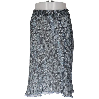 Rok (Zwart, Blauw, Wit) van Tone Barker Silk Zijde