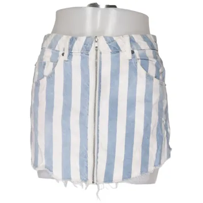 Spijkerrok (Blauw, Wit) van Bershka_BSKGIRL Katoen