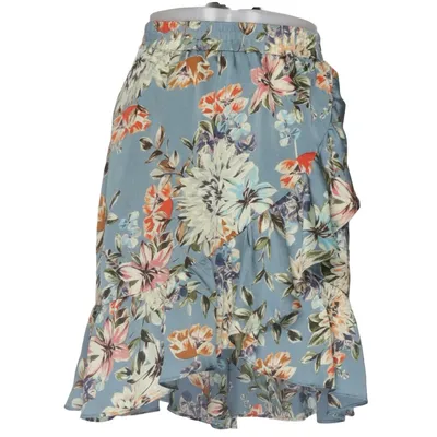 Wikkelrok (Blauw, Meerkleurig) van Ichi Polyester