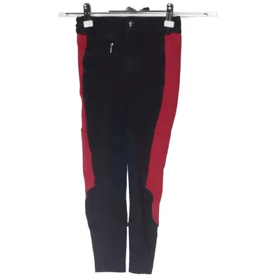 Breeches (Black, Red) from Equilibre Cotton, Elastane, Polyamide, Polyurethane
