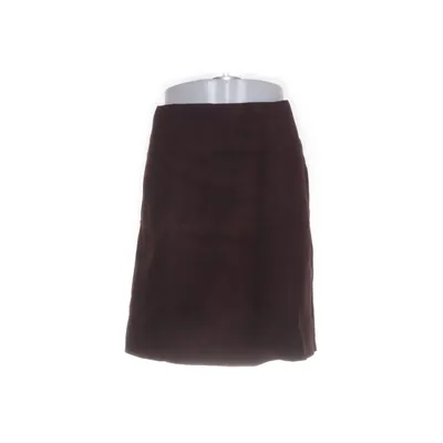 Lædernederdel (Brun) fra Hallhuber Læder, Polyester