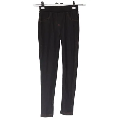 Treggings (Noir) de A Punto. Coton, Élasthane, Polyester