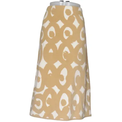 Rok (Beige, Wit) van Marimekko x Uniqlo Gerecycled polyester