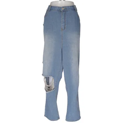 Jean (Bleu) de Boohoo Blue Coton, Élasthane, Polyester, Viscose