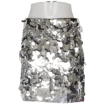 Skirt (Black, Silver) from Bik Bok Elastane, Recycled polyester