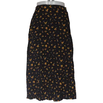 Rok (Zwart, Geel) van Jean Pascale Viscose