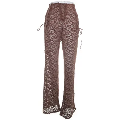 Pants (Brown) from PrettyLittleThing Elastane, Polyamide, Polyester