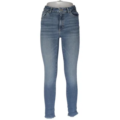 Jeans (Blue) from Never Denim Cotton, Elastane, Polyester