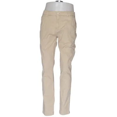 Chinos (Beige) from Lindbergh White Cotton, Elastane