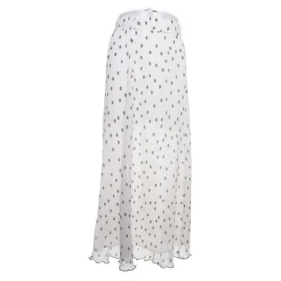 Maxi skirt (White) from Ganni Polyester