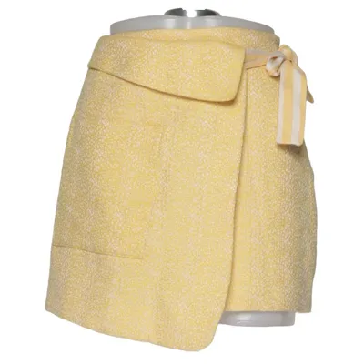 Omlottkjol (Gul, Vit) från Yargici Bomull, Linne, Polyester, Viskos