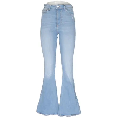Jeans (Blå) fra Bershka Denim Bomuld, Polyester