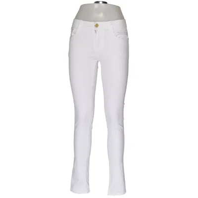 Jeans (Vit) från Goodies Jeans Bomull, Elastan