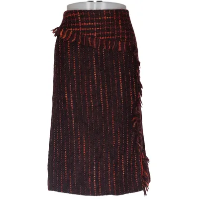 Jupe (Marron, Multicolore) de Zapa Acétate, Acrylique, Mohair, Polyamide, Viscose, Laine