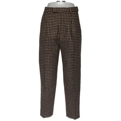 Stoffhose (Braun) von HOPE Stockholm Acetat, Baumwolle, Polyester, Wolle
