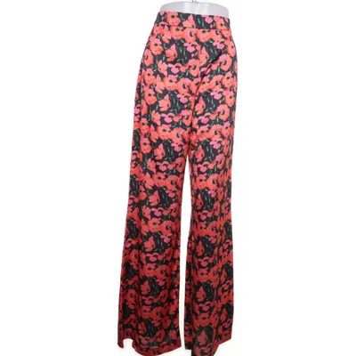 Palazzo broek (Zwart, Rood, Meerkleurig) van Loavies Elastaan, Polyester