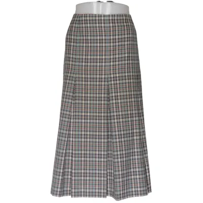 Skirt (Gray, Multicolored) from Seda Modell Polyester, Wool