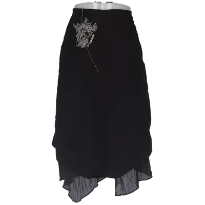 Skirt (Black) from DKNY Cotton, Elastane, Polyamide