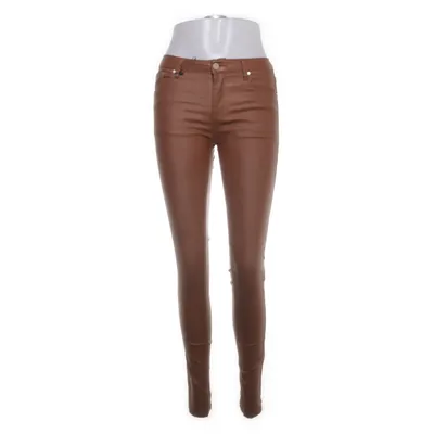 Jean (Marron) de Elara Coton, Élasthane, Polyester