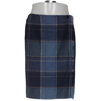 Wickelrock (Blau, Mehrfarbig) von Casual Corner Acetat, Seide, Viskose, Wolle