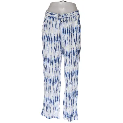 Byxor (Blå, Vit) från Up2Fashion Viskos