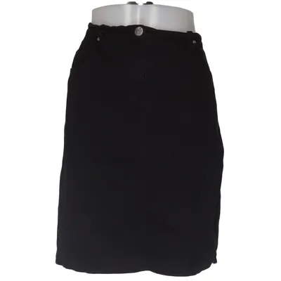 Jeansnederdel (Sort) fra Intown Jeans Bomuld, Elastan