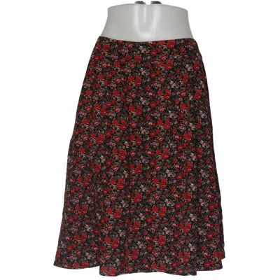 Kjol (Svart, Röd, Flerfärgad) från Vilona Polyester, Viskos