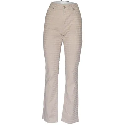 Jeans (Beige) from Para Mi Cotton, Elastane