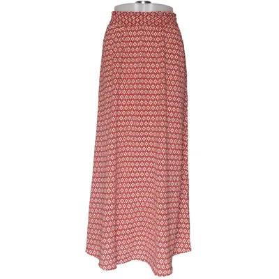 Maxi nederdel (Rød, Hvid) fra ONLY Elastan, Polyester