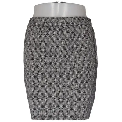 Kjol (Svart, Vit) från Crocker Apparel Elastan, Polyester, Viskos