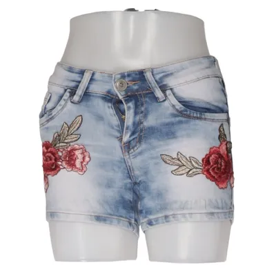 Jeansshorts (Blå, Rød) fra Miss RJ