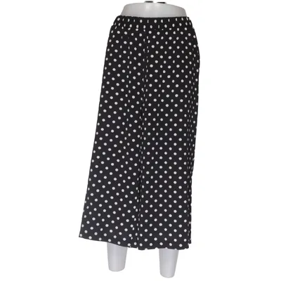 Palazzo pants (Black, White) from Zizzi Elastane, Recycled polyester