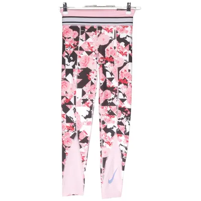 Träningstights (Rosa, Flerfärgad) från Nike Elastan, Polyester